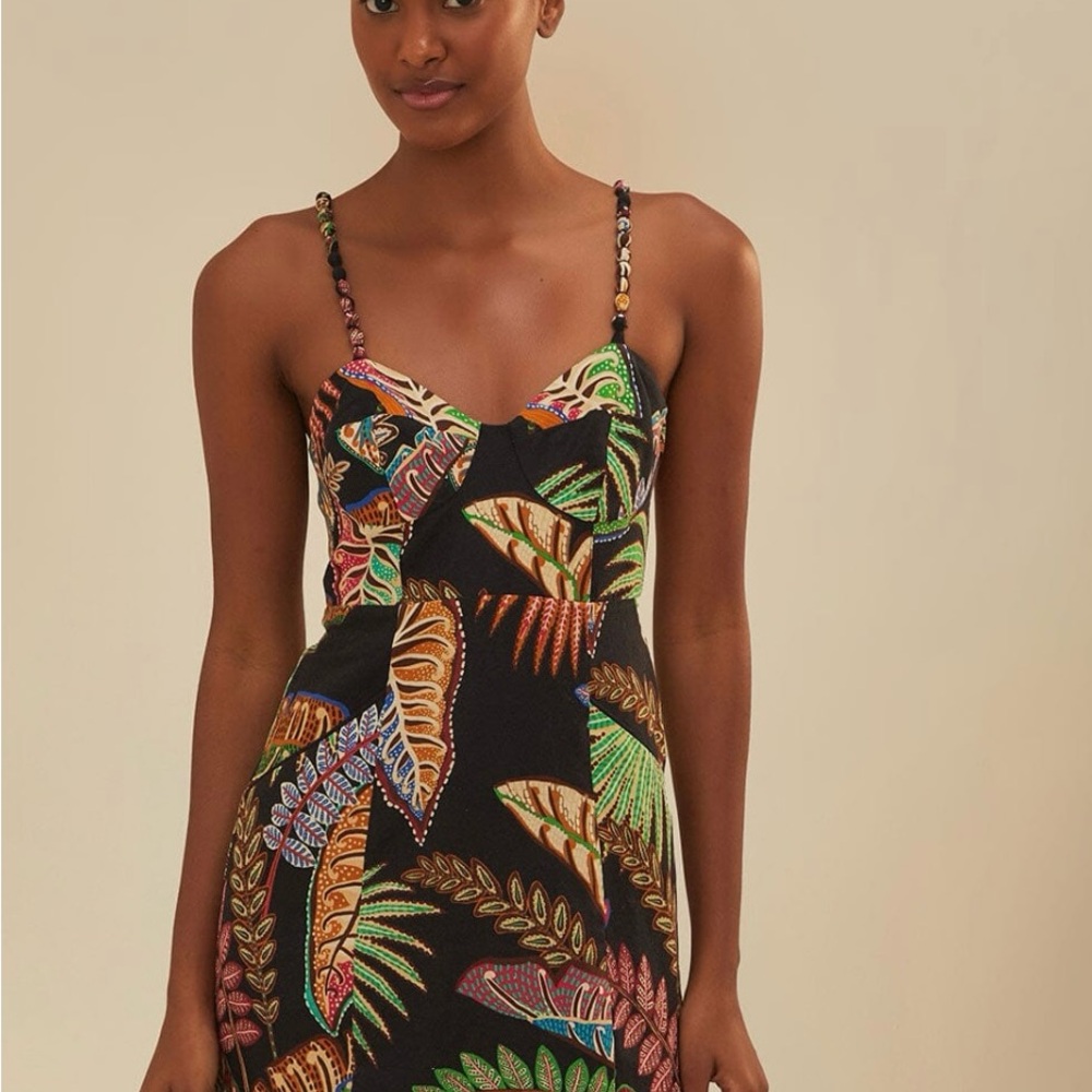 Tropical Print Dress
